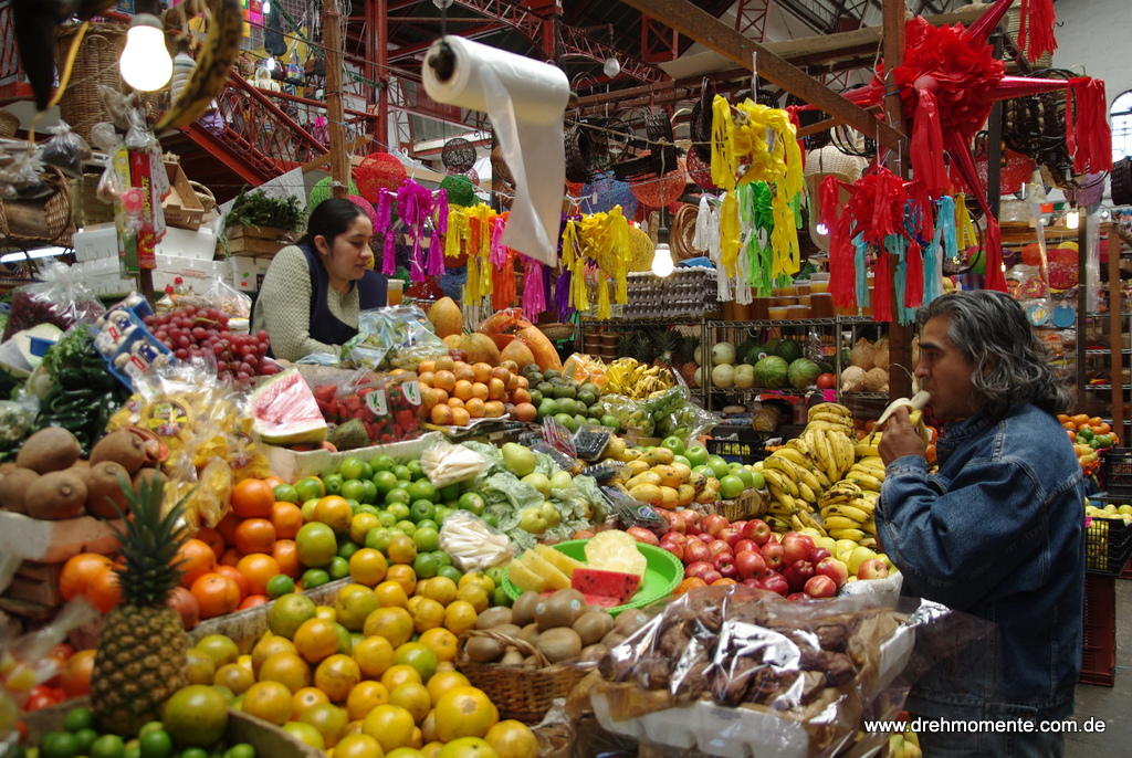 Tropische Früchte nach Herzenslust (Markt in Guanajuato)